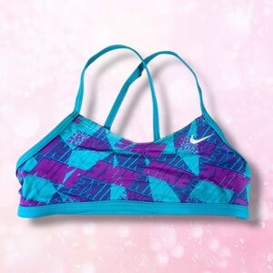 Nike Printed Strappy Swimsuit Top